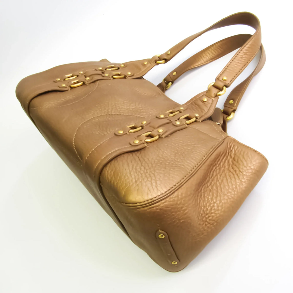 Cole Haan Pre-Owned (Good) Women's Gold Handbag Leather