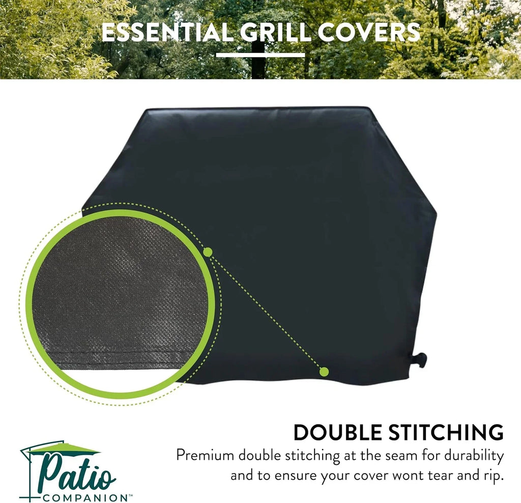 and Inch Cover, 80 Grill Weber, King, Year Essential, Heavy-Duty for Grill climate Broil Black Warranty, Gas fabric, Broil, Companion Char BBQ Waterproof Resistant, Patio Etc. 1 Cover