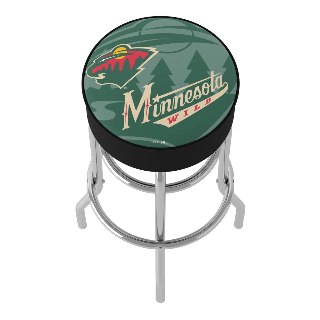 Bar Wild with Stool Trademark Padded Minnesota Seat Gameroom Watermark