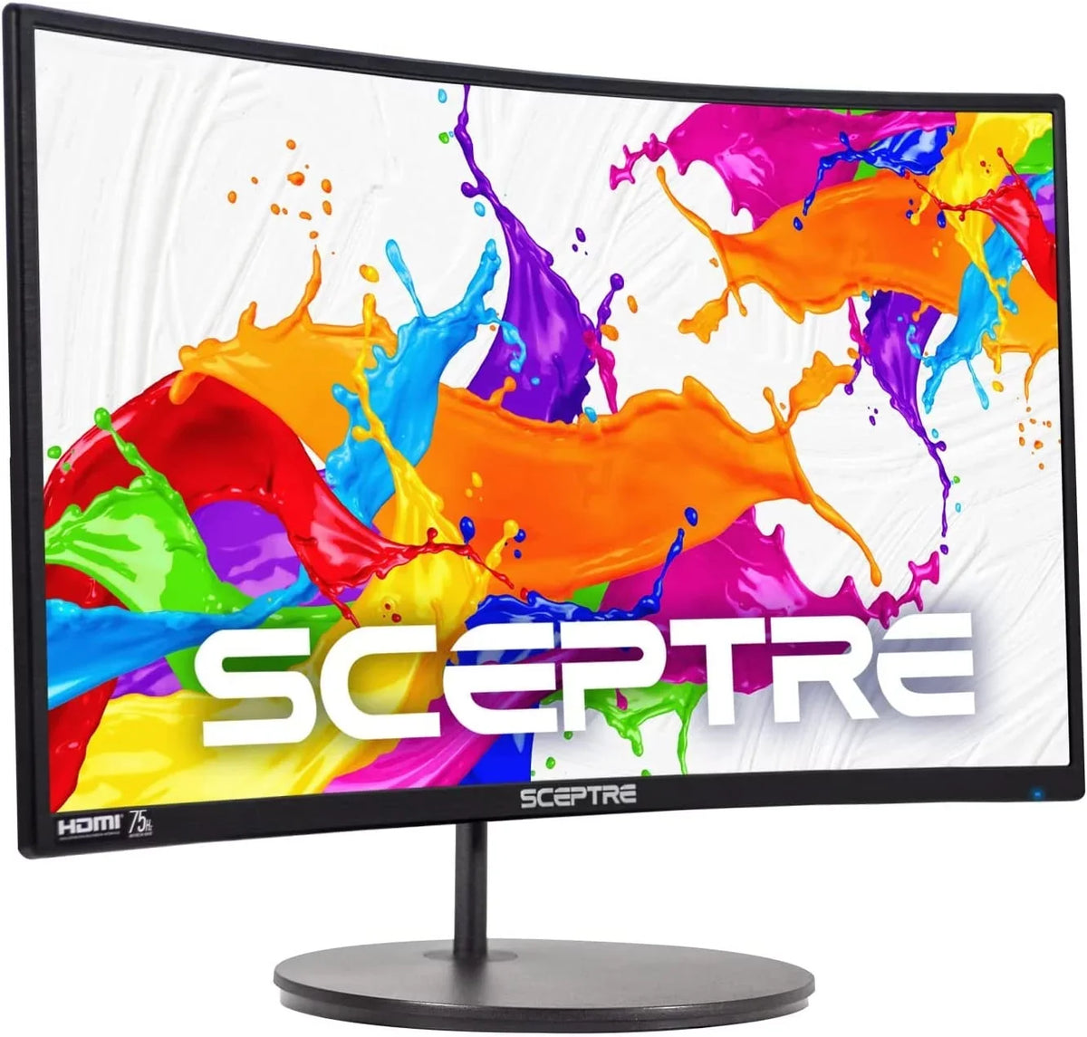 24" Gaming 75Hz HDMIx2 Sceptre Monitor Curved