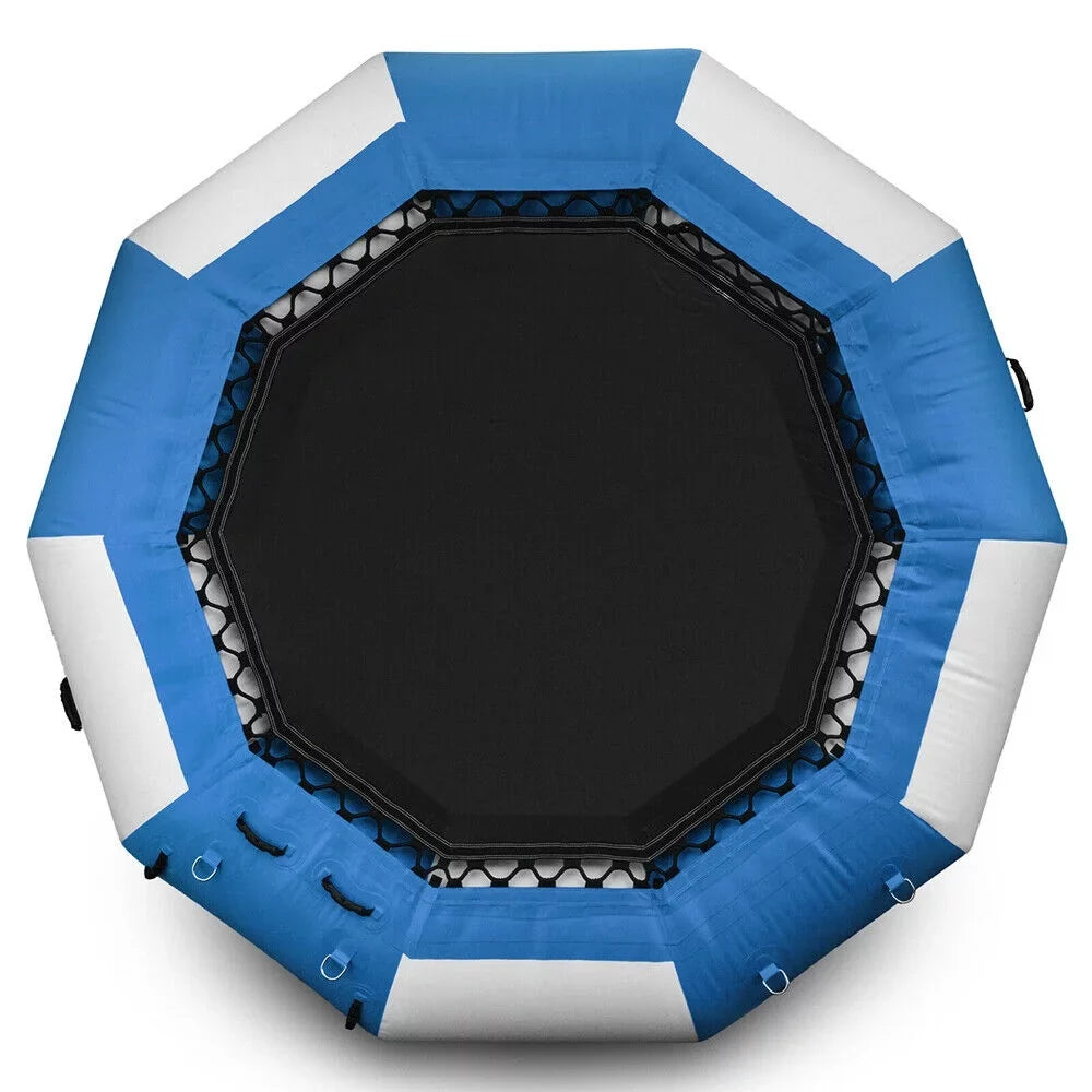 Floating Trampoline 880lbs Pool Sport Blue 17-ft Swimming DENEST Max Island Inflatable liquid Capacity Lake 400kg/ liquid Bounce