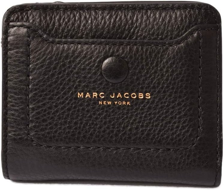 Women's Marc Leather Leather Empire Wallet City M0014215 Mini Jacobs Black Compact