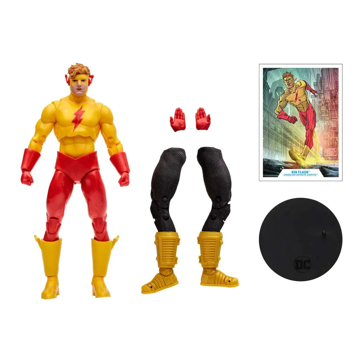 Collection Gold Action Flash Monitor Figure DC Series Infinite Earths) Kid McFarlane On (Cris Label