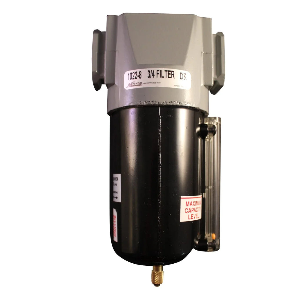 Micro Automatic Metal bowl oz. Drain bowl 3/4" Milton Milton 10 Filter, oz. NPT Industries Micro Filter NPT 10 with FRL 3/4" Metal