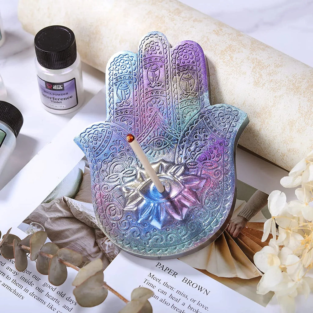 Paint, Powder 6 Pigment LET'S Mica Mica Interference Epoxy Pearl for Colors Art Powder, RESIN Resin, Spirit Resin for Slime, Resin, Powder