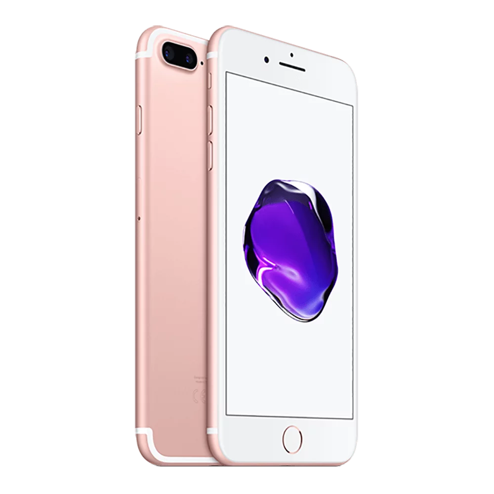 (Fair) Pre-Owned 128GB Rose iPhone 7 - Unlocked Carrier - Gold Plus