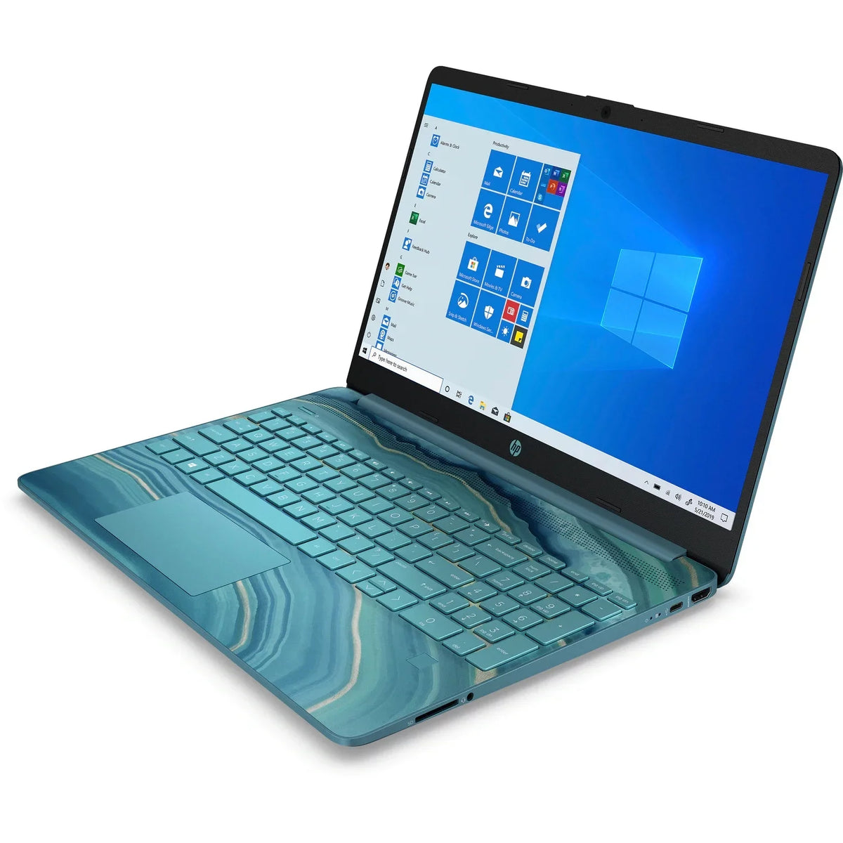 HP Restored Touch Pentium 256GB RAM, Laptop SSD 7505, 15.6" (Refurbished) Gold 8GB 15-dy2026ds