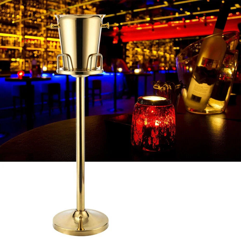 Bucket Bucket for Ice Vasque Titanium Ice Holder Bucket Champagne Home Party Hotel Gold Bar