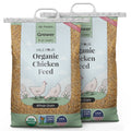 Mile Chicken Certified Certified Organic Grower Feed Chicken Soy-Free, Protein Whole 18% Organic, US Grain 46 Food | Grown | lbs. Non-Medicated Four 100% | | | Corn-Free, Grains, Non-GMO,