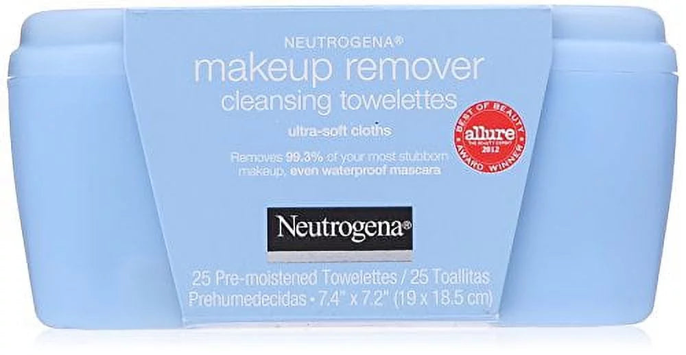 '- Neutrogena Pack Towelettes 2 Makeup 25 Count Remover Each Cleansing