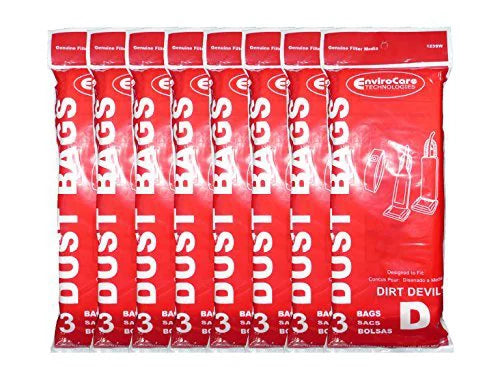 Plus, Extra, Featherlite, Vacuum Bags, Lite Dirt Classic, Royal Type D 24 Devil