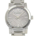 Stainless Dial Steel Analog Silver Pre-Owned Quartz Watch BU9229 Ladies (Good) Burberry Display