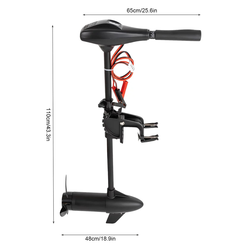 Boat Engine Electric Brush Motor for Boat 58lbs Saltwater Kayak Inflatable LOYALHEARTDY Fishing Trolling Motor Outboard