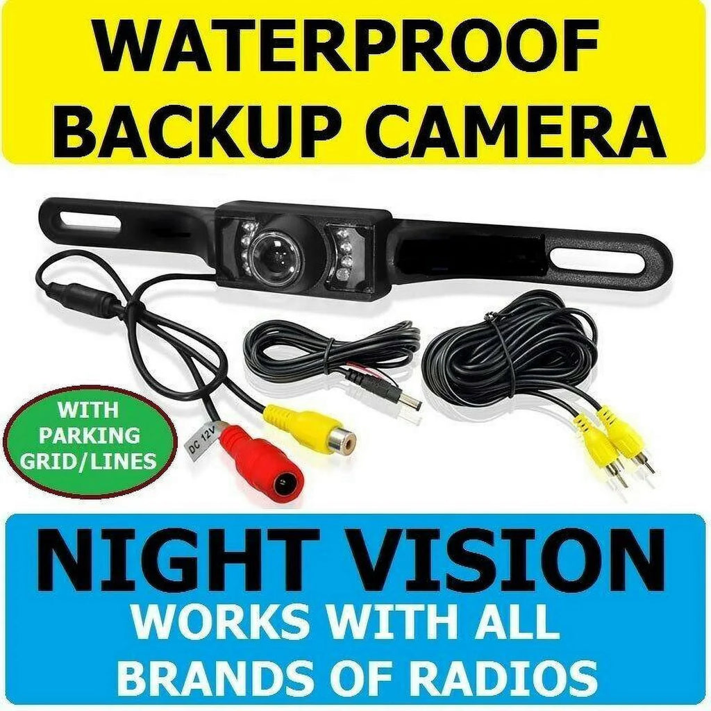 Backup License Night Rear Plate Car Color New Reverse Waterproof Camera View