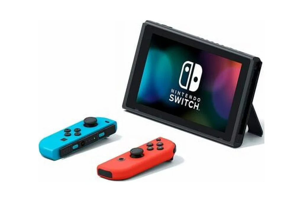 Neon (Refurbished) Joy-Con Neon HADSKABAA Nintendo 32GB Red Restored Switch Blue & Console