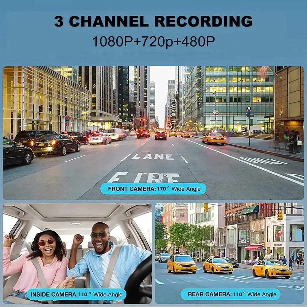 Aumotop Car 1080+720+480P Inside 3 Cam Vision Car 4in Cam 1080+720+480P Video Video Camera,Cameras Rear Cameras Safety Rear Car Dash Dash 4in 4in Car Inside Cameras Mirror Rearview 3 1080+720+480P