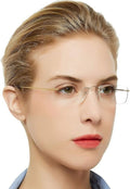 Reader 2.25 Trendy magnification For with Men 3.5 Frameless OCCI Glasses 1.25 2.0 Titanium 2.75 Clear 1.0 CHIARI 3.0 Women Lens 2.5 1.5 Reading 1.75 1.75