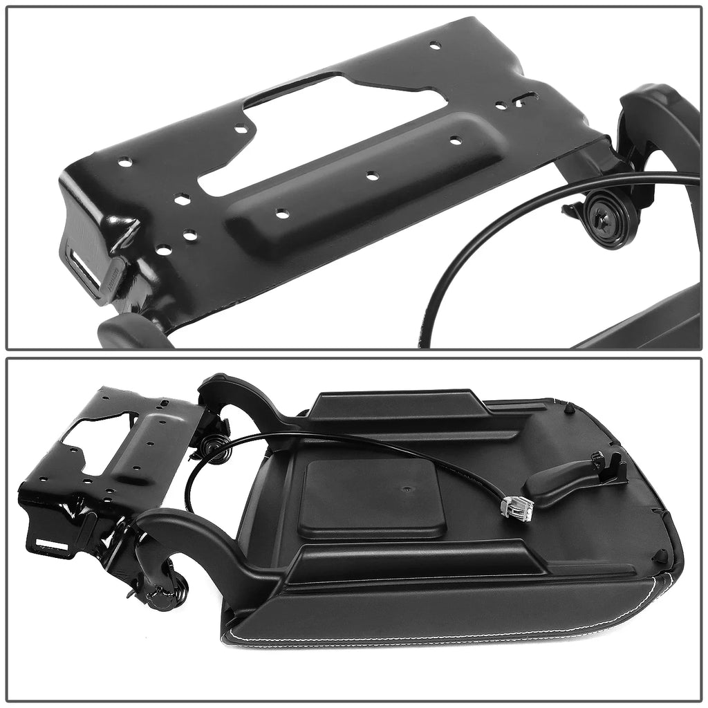 GECS-011-BK Suburban DNA GMC Lid With For Wireless Motoring Latch Center 2015-2020 Yukon Charger Console Armrest XL Chevy