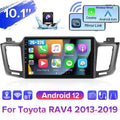 WIFI Android Mirror GPS Bluetooth, RAV4 Radio Camera Backup AHD 2+32G HD 1080P Auto Wireless 12 2013-2019 Stereo Touchscreen Carplay Car FM Podofo Android Link 10'' for