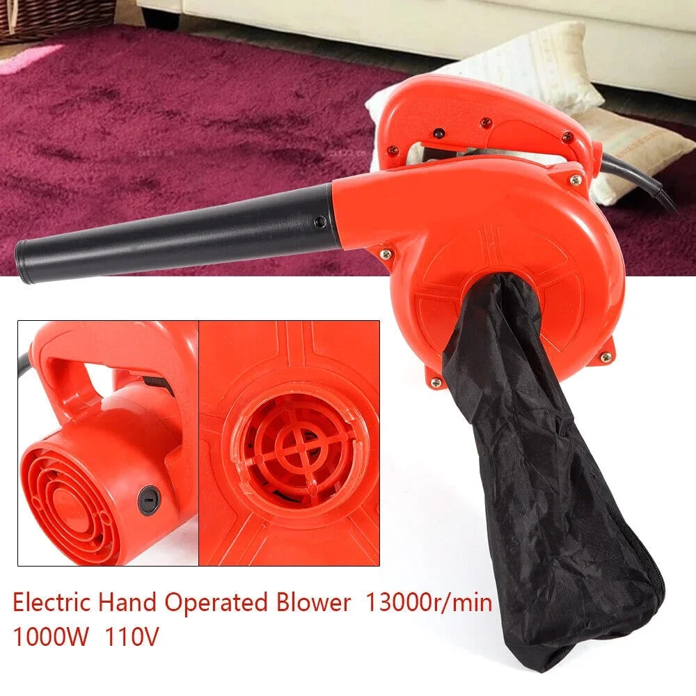 13000r/min Portable Blower 1000W Dust Cleaner Electric Air Handheld Machine Removal Computer Mini 110V ZhdnBhnos Vacuum Cleaning