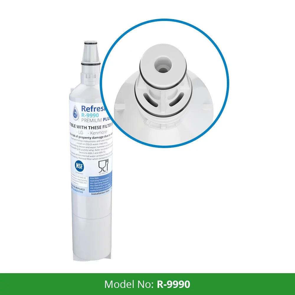 Pack) LG Tier1 For -by Refresh (2 RWF1051 liquid Replacement Filter