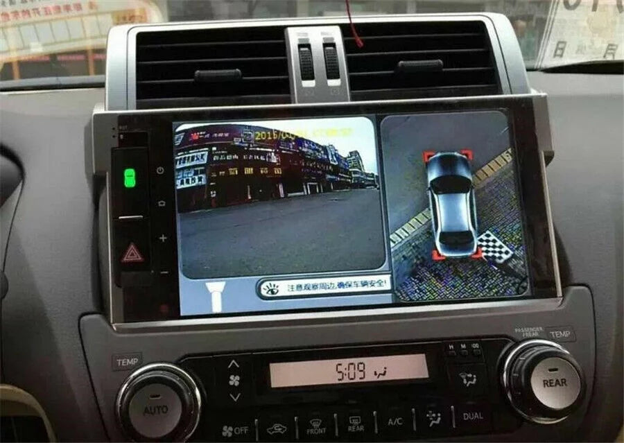 Recording System 360° DVR Miumaeov Panoramic 4-camera View Seamless Bird Car Kits 1080P