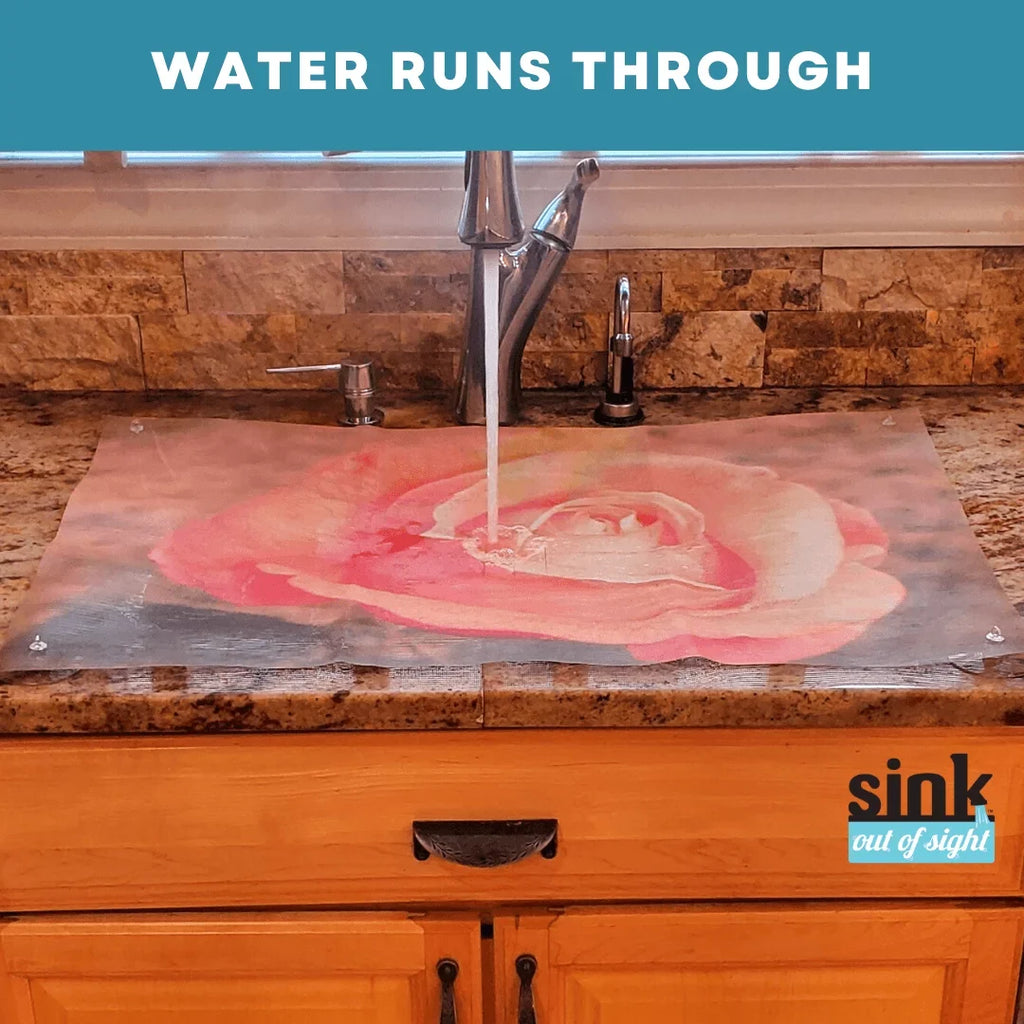 5 Home coverage for Debris Sink dimension Designs, of adjustable Cover, double cover, sizes. Sink Hot/Cold through and Sight- 2 Out Design: -SK2-JR2-a Rose Décor pass 39.5"X20" sink Kitchen Jenny's Liquids