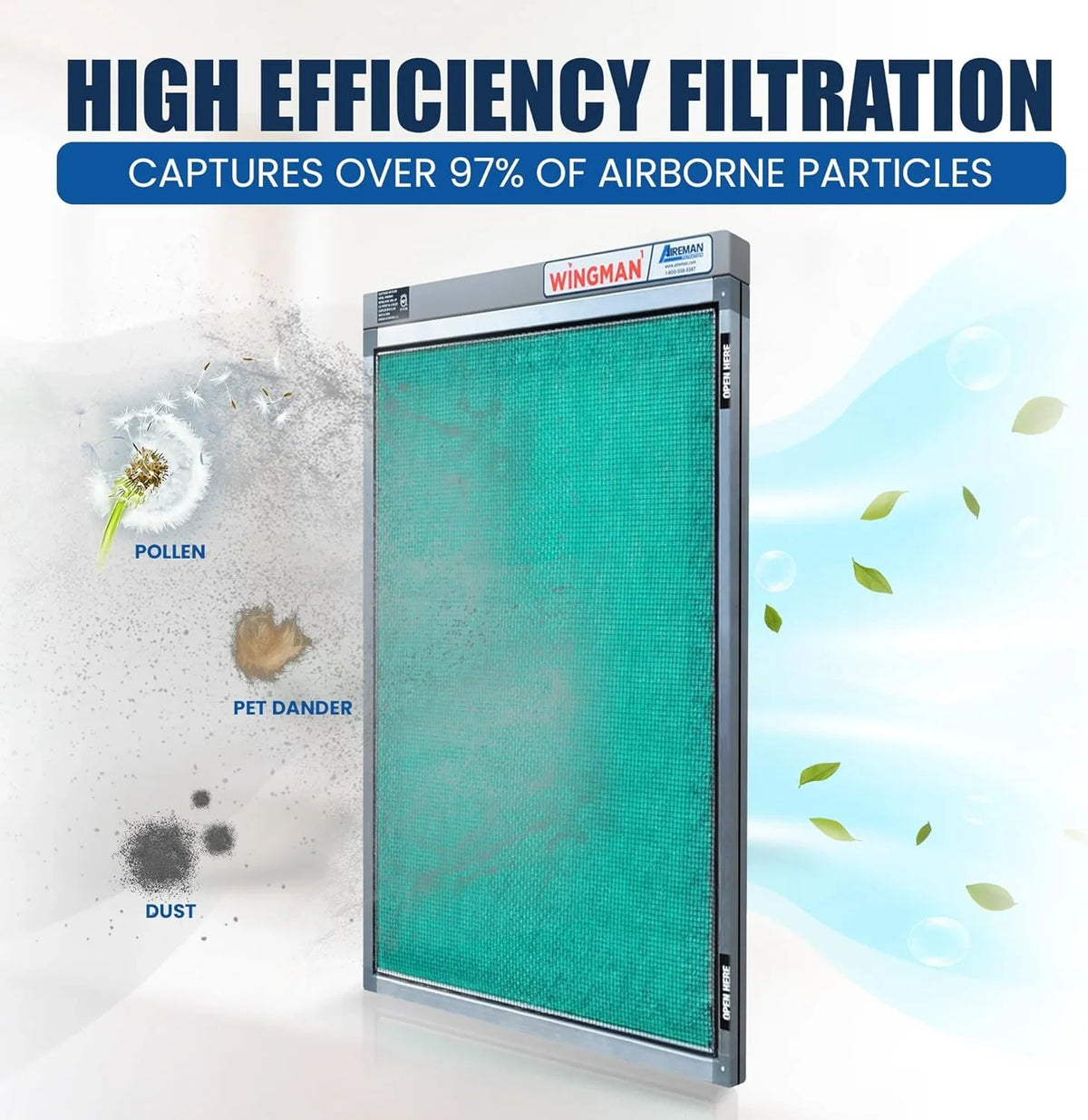 '- - Heater, Easy Air Electronic Replacement Filter HVAC, 1-Yr Furnace - Air For 14X20x1 Conditioner - Air Return, Homeowner Filters With Filters Pads Installed Air House Supply Purifier Of
