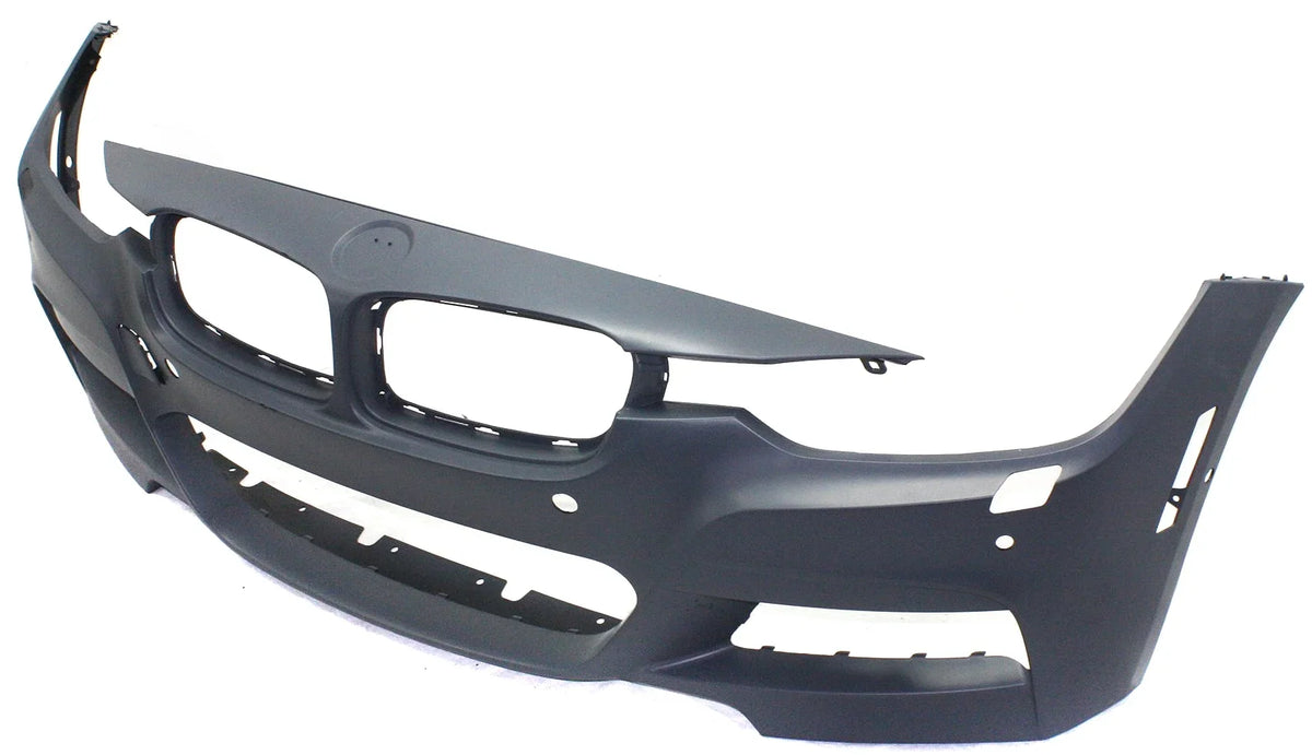 with Sport COVER with M PDC Compatible Sensor 2013-2018 with Line HL For Front BUMPER 3-SERIES Holes/Cam Primed Sedan/Wagon