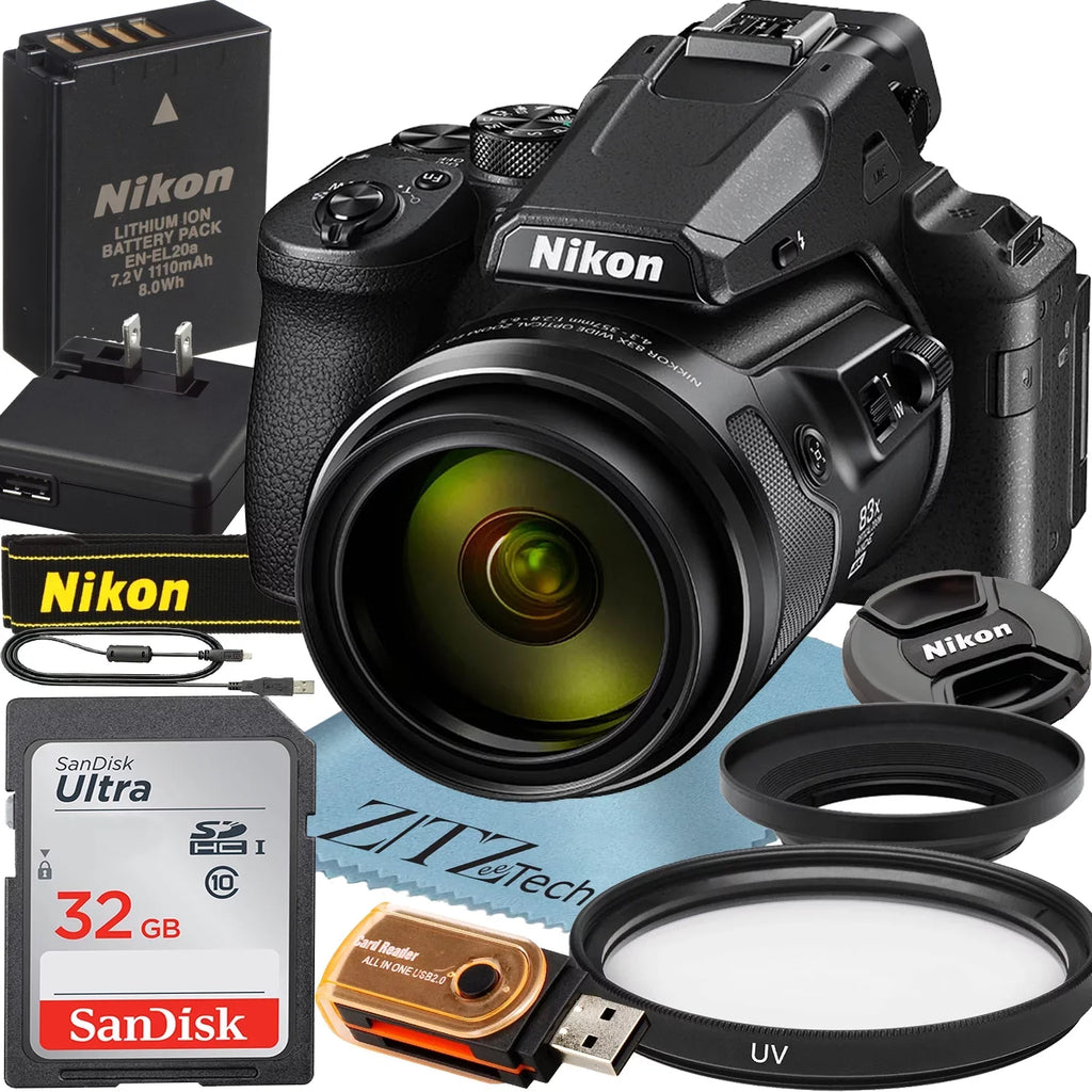 '+ 32GB P950 Accesory UV Filter Memory Card ZeeTech Digital with + Nikon Camera COOLPIX SanDisk