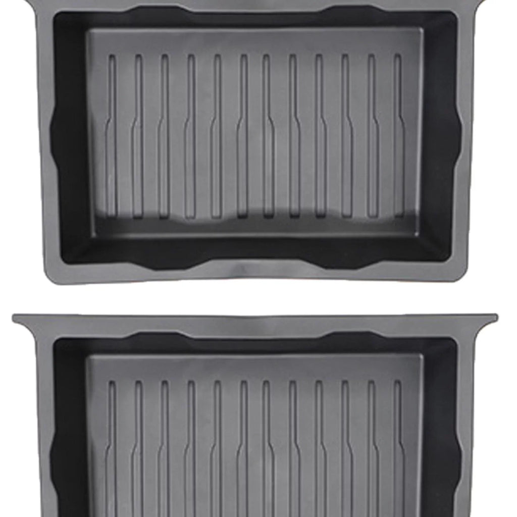 Vehicle Storage Box Hidden Underseat Tray for Holder Accessory under Case 2pcs Seat Storage