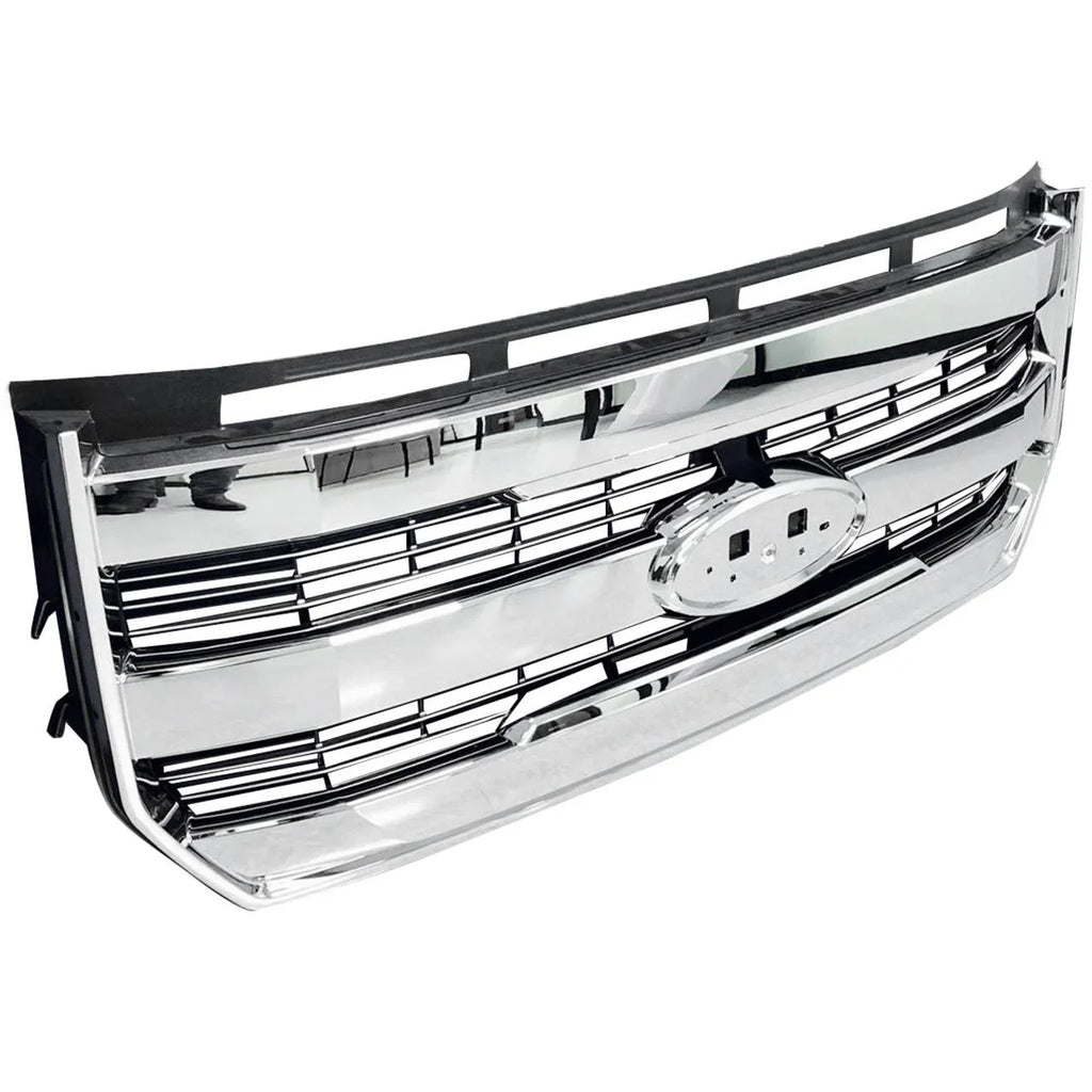 Grille 15-17 camera Front F-150 FL348200PBS Teledu Radiator W/o Chrome Bumper For