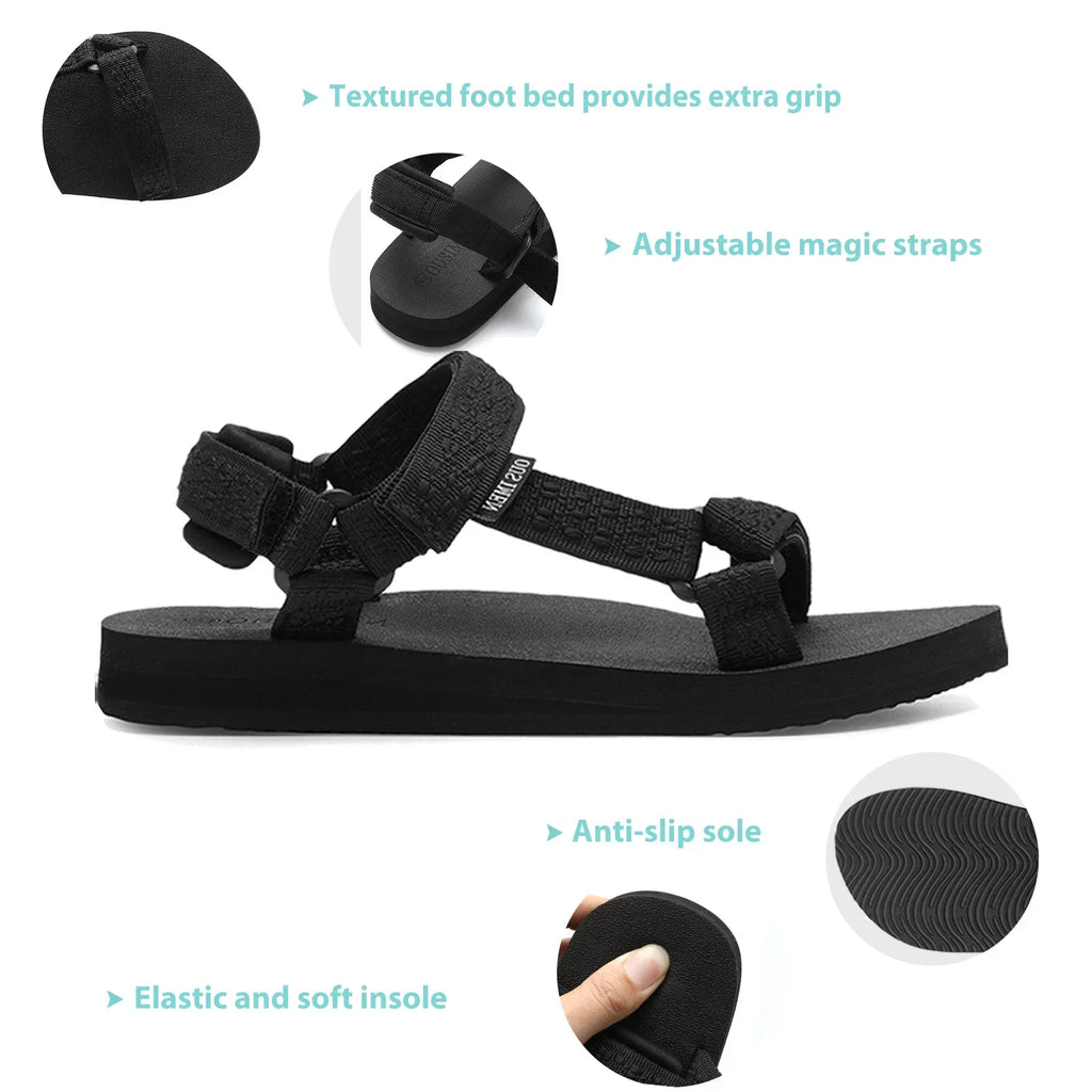 Casual Quick-Drying Shoes Summer with exterior Sandals Light-Weight OUSIMEN Women's Arch Hiking Support Sandals Sandals