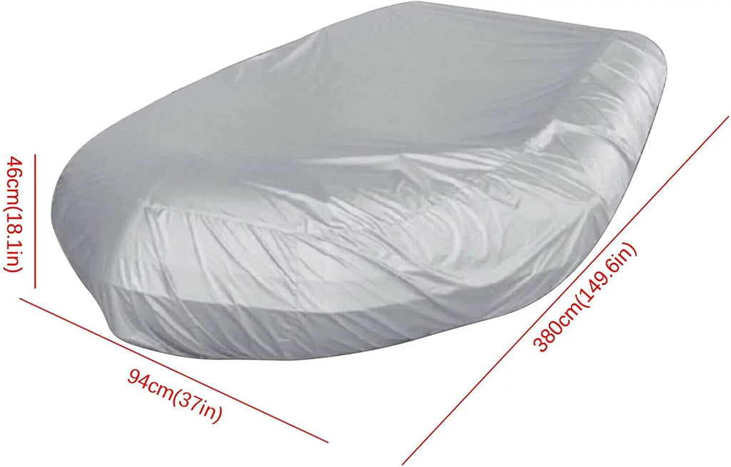 Type for Waterproof and Marine Inflatable Grade Boat Hull Cover Speed V-Shaped Heavy-Duty Boat Bass Boat Polyester Professional Boat Fishing UV-Resistant Miumaeov