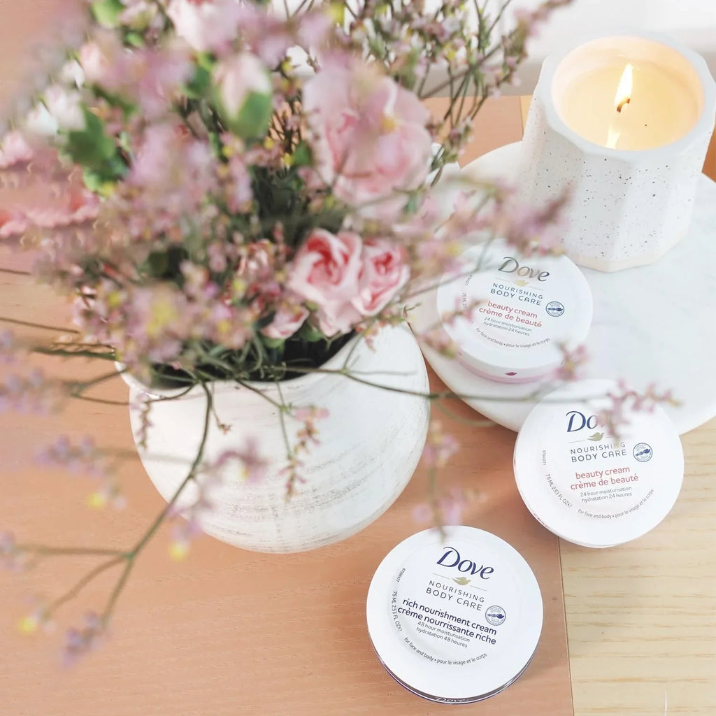 Fl Moisturizing Skin, Nourishment Extremely 5.07 For Cream, Serum, Oz Ceramide Rich Dove Hand Of 12) & Body Love Face, (Pack With Body Fast-Absorbing Cream Dry Lotion 72-Hour