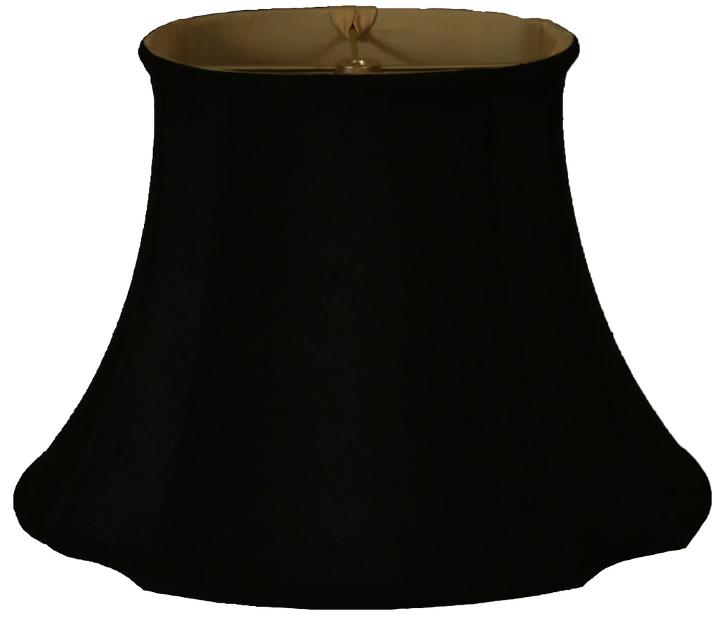 Royal Shade Oval Corner 15" Inverted Lamp Black Designs