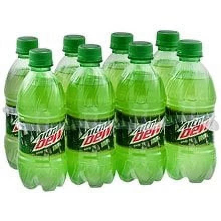 Ounce 12 Mountain Dew, (8 Plastic Bottles)