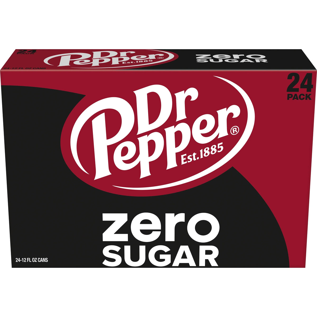 Cans Pop, Zero Soda Pack 24 Dr oz, fl Sugar 12 Pepper