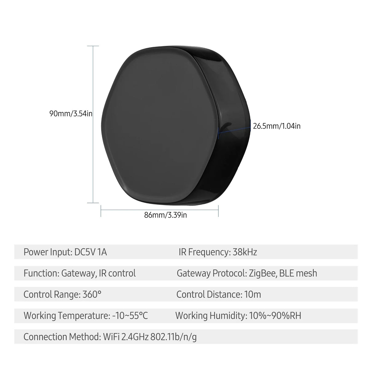 '+BLE Android & Remote Controller Wireless Applicable WiFi Arealer Way Smart Gate IR iOS Mesh Multi-function