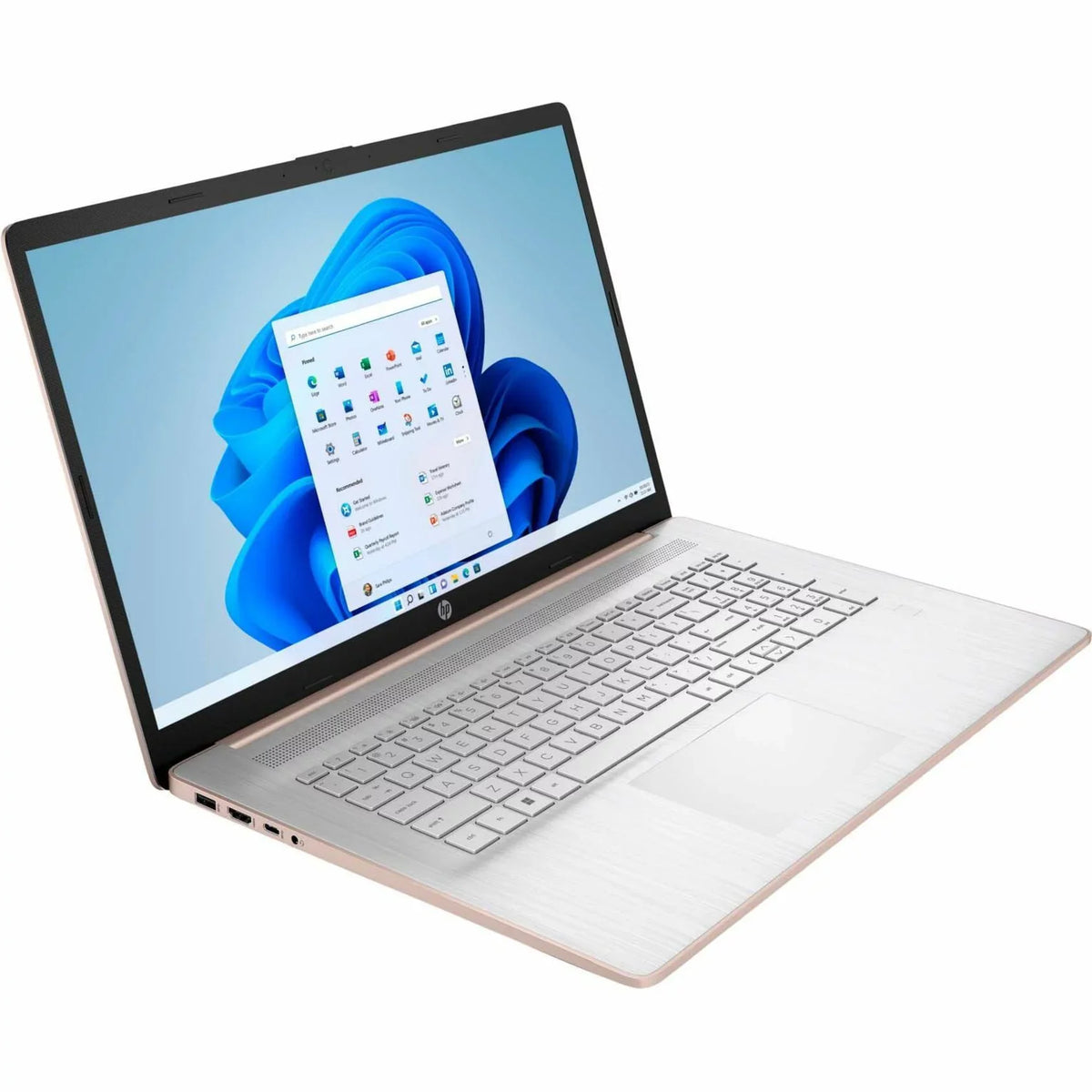 Touchscreen, 512GB Pale SSD, Gold/Natural 11 17-cn0000, Home, Rose RAM, Refurbished Graphics, HD+, Core UHD 17.3\" - 12GB 17-cn0207ds HP i3-1125G4, Windows Silver,