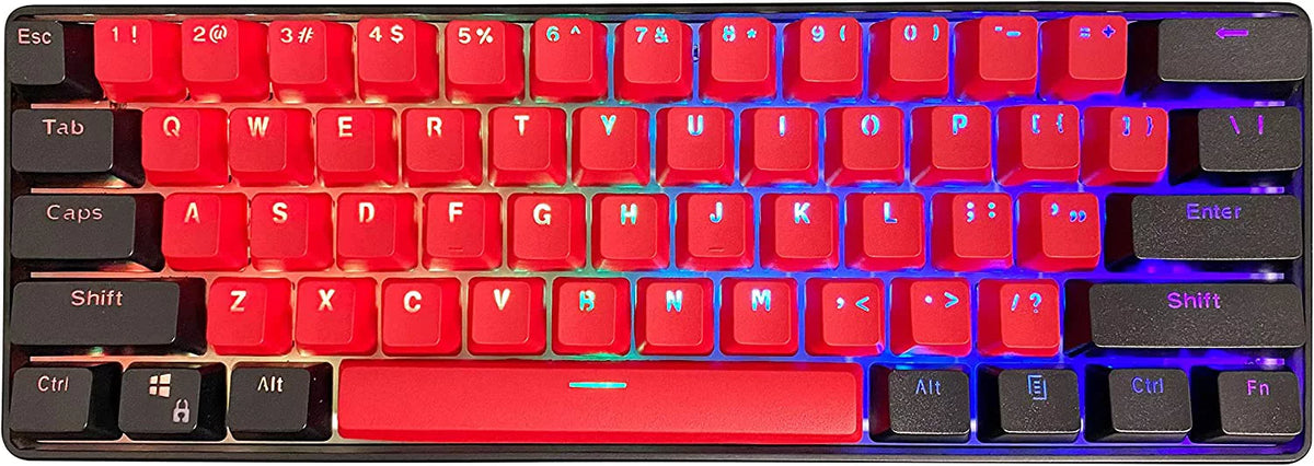 (Silver Pro Keyboard RGB Keyboard Switches) 60 60% Edition Kraken Speed Gaming Mechanical BRED -