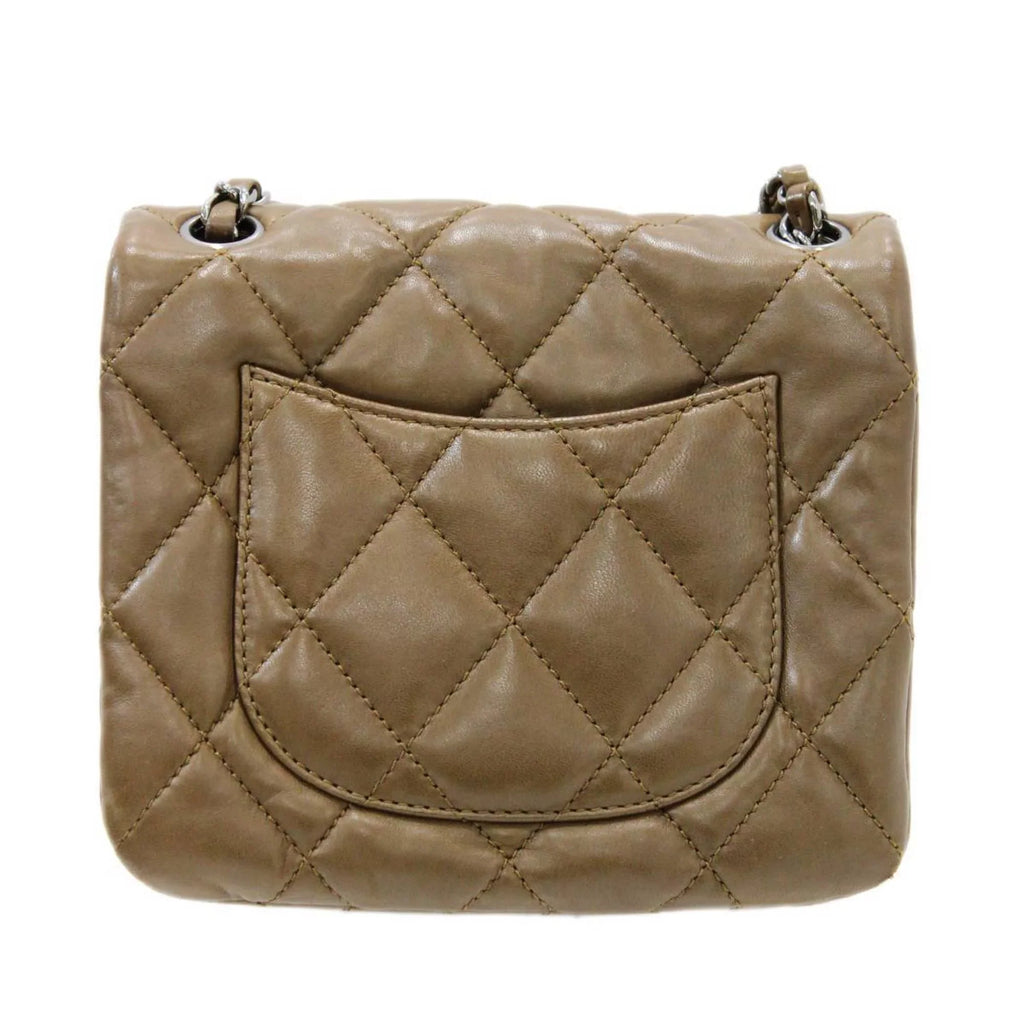 dark chain 15357745 Pre-Owned bag shoulder (Good) brown matelasse