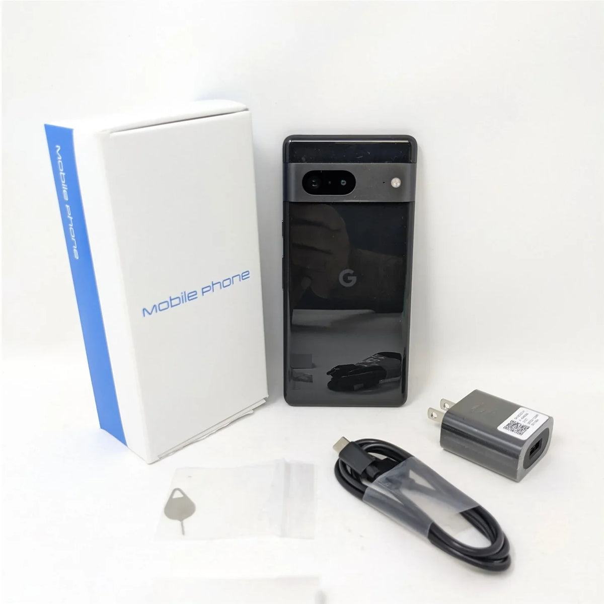7 - 5G 256GB Smartphone 50 Black MP 8GB Pre-Owned Pixel Factory (Good) 6.3" Unlocked GQML3 RAM