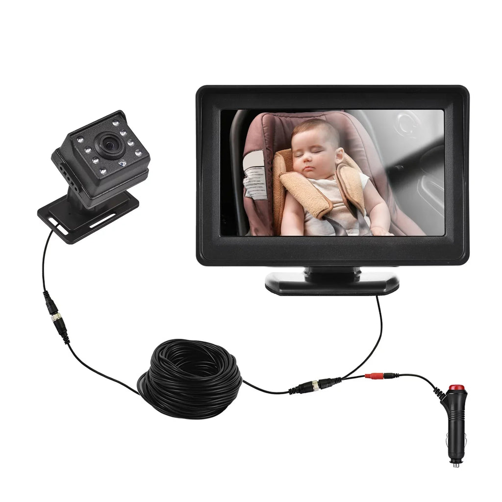 Monitor Easy Car Car Baby 150° 1080P Pristin Mirror Baby Baby Car Mirror Invigilator,Inch Vision View View Monitor Seat car Mirror Baby Wide Car Car Seat Rear Baby Seat Monitor Camera Camera Baby