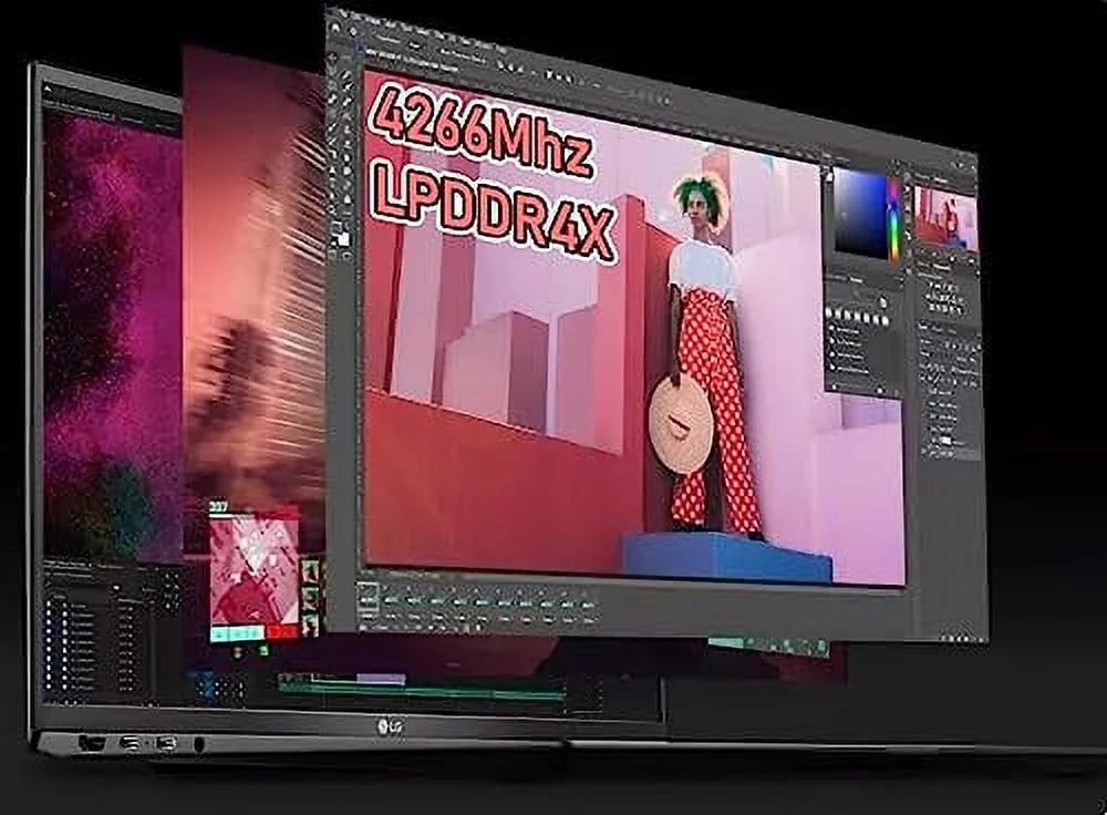 WQXGA(2560 LPDDR4X Backlit Home, 1TB RAM 2X DCI-P3 Thunderbolt4, w/HDMI Laptop, 17" 99%, Wi-Fi Windows11 16:10 SSD) LG | x 12Cores IPS 4266Mhz i7-1360P, KB, 6E, Evo (16GB 1600) Gram 16GB,