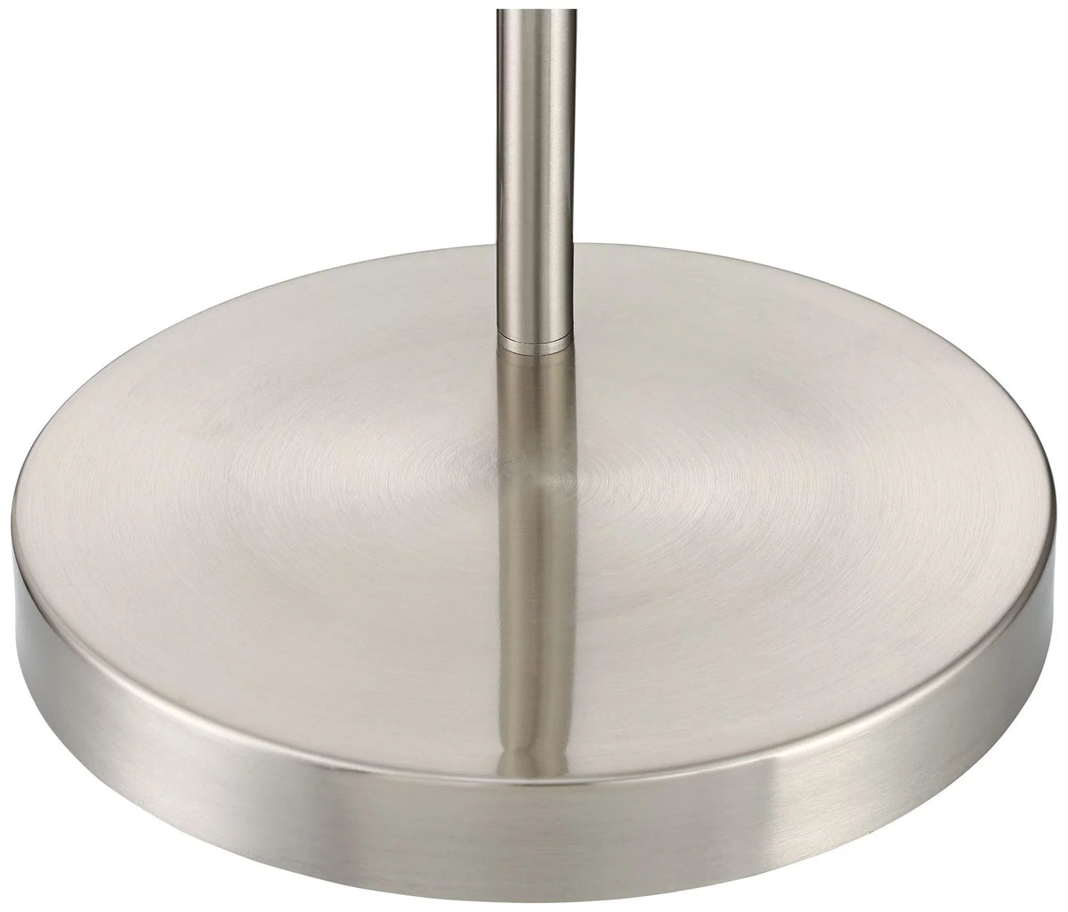72" Charging with Modern Floor Lamp Room Reading for House White Port Lighting Drum Arc Tall 360 Living Nickel Shade Brushed USB