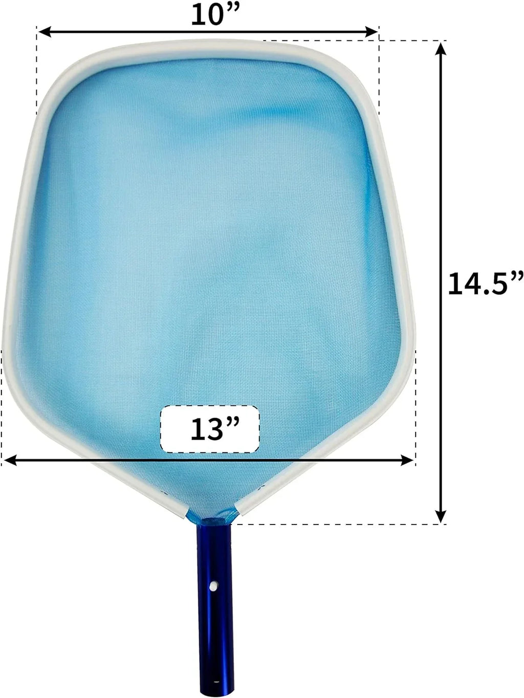 Above With Fine Blue Heavy-Duty Debris Spas Pool, Remove Pool | Ultra Fountain And Ground Mesh Deluxe Inground Skimmer Chemical-Resistant And | For Leaves Pool, |