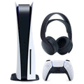 PS5 and Version Playstation Headset 3D Black 5 Pulse Disc Bundle Console