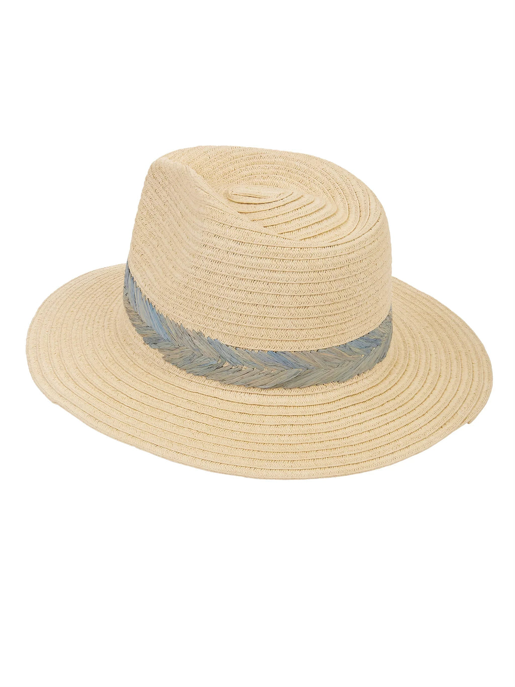Women's Fedora Rose May Eliza Straw Palm