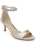 Strap Badgley Womens Ankle Zipper Jewel Lorraine Mischka Dressy